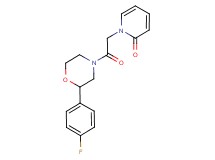 1-{2-[2-(4-fluorophenyl)morpholin-4-yl]-2-oxoethyl}pyridin-2(1H)-one