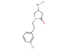 4-amino-1-[2-(3-chlorophenyl)ethyl]pyrrolidin-2-one