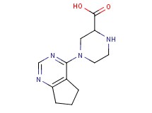 4-(6,7-dihydro-5H-cyclopenta[d]pyrimidin-4-yl)piperazine-2-carboxylic acid
