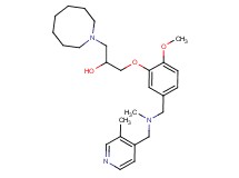 1-(1-azocanyl)-3-[2-methoxy-5-({methyl[(3-methyl-4-pyridinyl)methyl]amino}methyl)phenoxy]-2-propanol