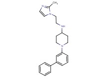 1-(3-biphenylyl)-N-[2-(2-methyl-1H-imidazol-1-yl)ethyl]-4-piperidinamine