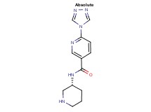 N-[(3R)-piperidin-3-yl]-6-(4H-1,2,4-triazol-4-yl)nicotinamide