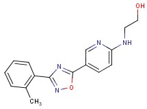 2-({5-[3-(2-methylphenyl)-1,2,4-oxadiazol-5-yl]pyridin-2-yl}amino)ethanol