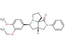 (3aS*,5S*,9aS*)-5-(3-ethoxy-4-methoxyphenyl)-2-phenylhexahydro-7H-pyrrolo[3,4-g]pyrrolizin-1(2H)-one