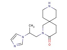 2-[2-(1H-imidazol-1-yl)propyl]-2,9-diazaspiro[5.5]undecan-3-one dihydrochloride