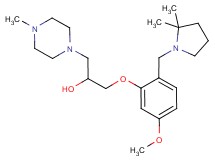 1-{2-[(2,2-dimethylpyrrolidin-1-yl)methyl]-5-methoxyphenoxy}-3-(4-methylpiperazin-1-yl)propan-2-ol