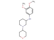 N-(3,4-dimethoxyphenyl)-1-(tetrahydro-2H-pyran-4-yl)-3-piperidinamine