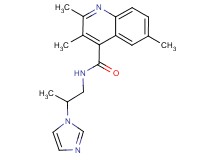 N-[2-(1H-imidazol-1-yl)propyl]-2,3,6-trimethyl-4-quinolinecarboxamide