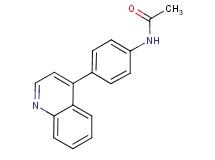 N-(4-quinolin-4-ylphenyl)acetamide