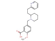 2-methoxy-5-{[2-(2-pyridin-2-ylethyl)piperidin-1-yl]methyl}benzoic acid