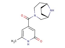 4-[rel-(1S,6R)-3,9-diazabicyclo[4.2.1]non-3-ylcarbonyl]-6-methyl-2(1H)-pyridinone hydrochloride