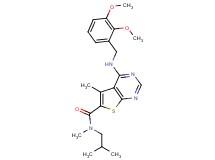 4-[(2,3-dimethoxybenzyl)amino]-N-isobutyl-N,5-dimethylthieno[2,3-d]pyrimidine-6-carboxamide