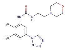 N-[2,3-dimethyl-5-(1H-tetrazol-1-yl)phenyl]-N'-(2-morpholin-4-ylethyl)urea