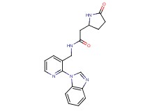 N-{[2-(1H-benzimidazol-1-yl)pyridin-3-yl]methyl}-2-(5-oxopyrrolidin-2-yl)acetamide