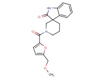 1'-[5-(methoxymethyl)-2-furoyl]spiro[indole-3,3'-piperidin]-2(1H)-one
