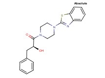 (2S)-1-[4-(1,3-benzothiazol-2-yl)-1-piperazinyl]-1-oxo-3-phenyl-2-propanol