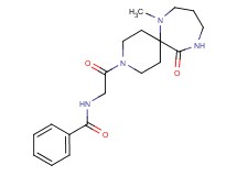 N-[2-(7-methyl-12-oxo-3,7,11-triazaspiro[5.6]dodec-3-yl)-2-oxoethyl]benzamide