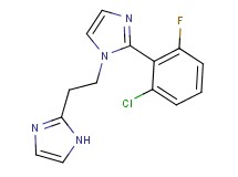 2-(2-chloro-6-fluorophenyl)-1-[2-(1H-imidazol-2-yl)ethyl]-1H-imidazole