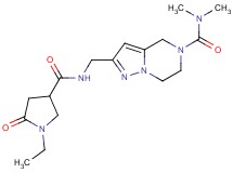 2-({[(1-ethyl-5-oxopyrrolidin-3-yl)carbonyl]amino}methyl)-N,N-dimethyl-6,7-dihydropyrazolo[1,5-a]pyrazine-5(4H)-carboxamide