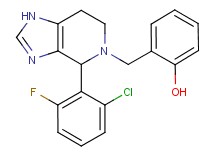2-{[4-(2-chloro-6-fluorophenyl)-1,4,6,7-tetrahydro-5H-imidazo[4,5-c]pyridin-5-yl]methyl}phenol