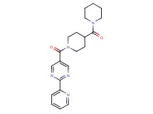 5-{[4-(1-piperidinylcarbonyl)-1-piperidinyl]carbonyl}-2-(2-pyridinyl)pyrimidine