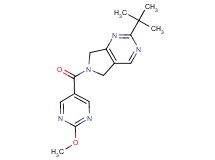 2-tert-butyl-6-[(2-methoxypyrimidin-5-yl)carbonyl]-6,7-dihydro-5H-pyrrolo[3,4-d]pyrimidine