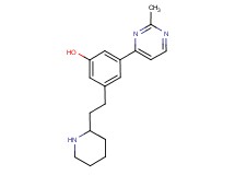 3-(2-methylpyrimidin-4-yl)-5-(2-piperidin-2-ylethyl)phenol