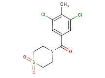 4-(3,5-dichloro-4-methylbenzoyl)thiomorpholine 1,1-dioxide