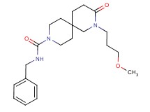 N-benzyl-2-(3-methoxypropyl)-3-oxo-2,9-diazaspiro[5.5]undecane-9-carboxamide