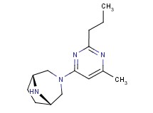 (1R*,5S*)-3-(6-methyl-2-propylpyrimidin-4-yl)-3,8-diazabicyclo[3.2.1]octane