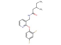 N-{[2-(2,4-difluorophenoxy)pyridin-3-yl]methyl}-3-methylpentanamide