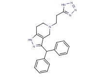 3-(diphenylmethyl)-5-[2-(1H-tetrazol-5-yl)ethyl]-4,5,6,7-tetrahydro-1H-pyrazolo[4,3-c]pyridine