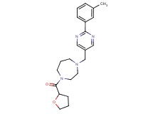1-{[2-(3-methylphenyl)pyrimidin-5-yl]methyl}-4-(tetrahydrofuran-2-ylcarbonyl)-1,4-diazepane
