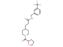 3-[1-(tetrahydro-2-furanylcarbonyl)-4-piperidinyl]-N-[3-(trifluoromethyl)benzyl]propanamide