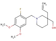 [3-allyl-1-(2-fluoro-4,5-dimethoxybenzyl)-3-piperidinyl]methanol