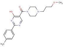 5-{[4-(3-methoxypropyl)piperazin-1-yl]carbonyl}-2-(4-methylphenyl)pyrimidin-4-ol