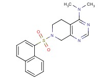 N,N-dimethyl-7-(1-naphthylsulfonyl)-5,6,7,8-tetrahydropyrido[3,4-d]pyrimidin-4-amine