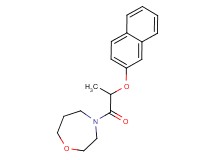 4-[2-(2-naphthyloxy)propanoyl]-1,4-oxazepane