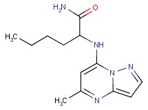 N~2~-(5-methylpyrazolo[1,5-a]pyrimidin-7-yl)norleucinamide
