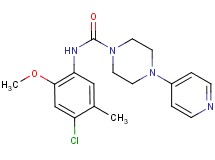 N-(4-chloro-2-methoxy-5-methylphenyl)-4-pyridin-4-ylpiperazine-1-carboxamide