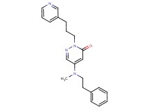 5-[methyl(2-phenylethyl)amino]-2-[3-(3-pyridinyl)propyl]-3(2H)-pyridazinone