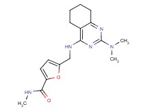 5-({[2-(dimethylamino)-5,6,7,8-tetrahydroquinazolin-4-yl]amino}methyl)-N-methyl-2-furamide