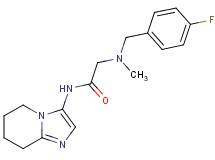 2-[(4-fluorobenzyl)(methyl)amino]-N-(5,6,7,8-tetrahydroimidazo[1,2-a]pyridin-3-yl)acetamide