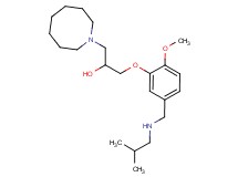 1-(1-azocanyl)-3-{5-[(isobutylamino)methyl]-2-methoxyphenoxy}-2-propanol