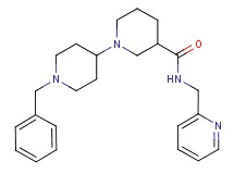 1'-benzyl-N-(2-pyridinylmethyl)-1,4'-bipiperidine-3-carboxamide