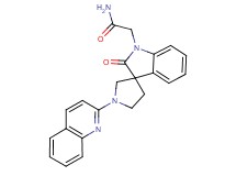 2-[2-oxo-1'-(2-quinolinyl)spiro[indole-3,3'-pyrrolidin]-1(2H)-yl]acetamide