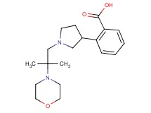 2-{1-[2-methyl-2-(4-morpholinyl)propyl]-3-pyrrolidinyl}benzoic acid