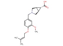 (1R*,5S*,6r)-3-{3-methoxy-4-[(3-methylbut-2-en-1-yl)oxy]benzyl}-3-azabicyclo[3.1.0]hexane-6-carboxylic acid