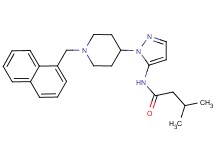3-methyl-N-{1-[1-(1-naphthylmethyl)-4-piperidinyl]-1H-pyrazol-5-yl}butanamide