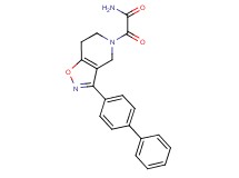2-(3-biphenyl-4-yl-6,7-dihydroisoxazolo[4,5-c]pyridin-5(4H)-yl)-2-oxoacetamide